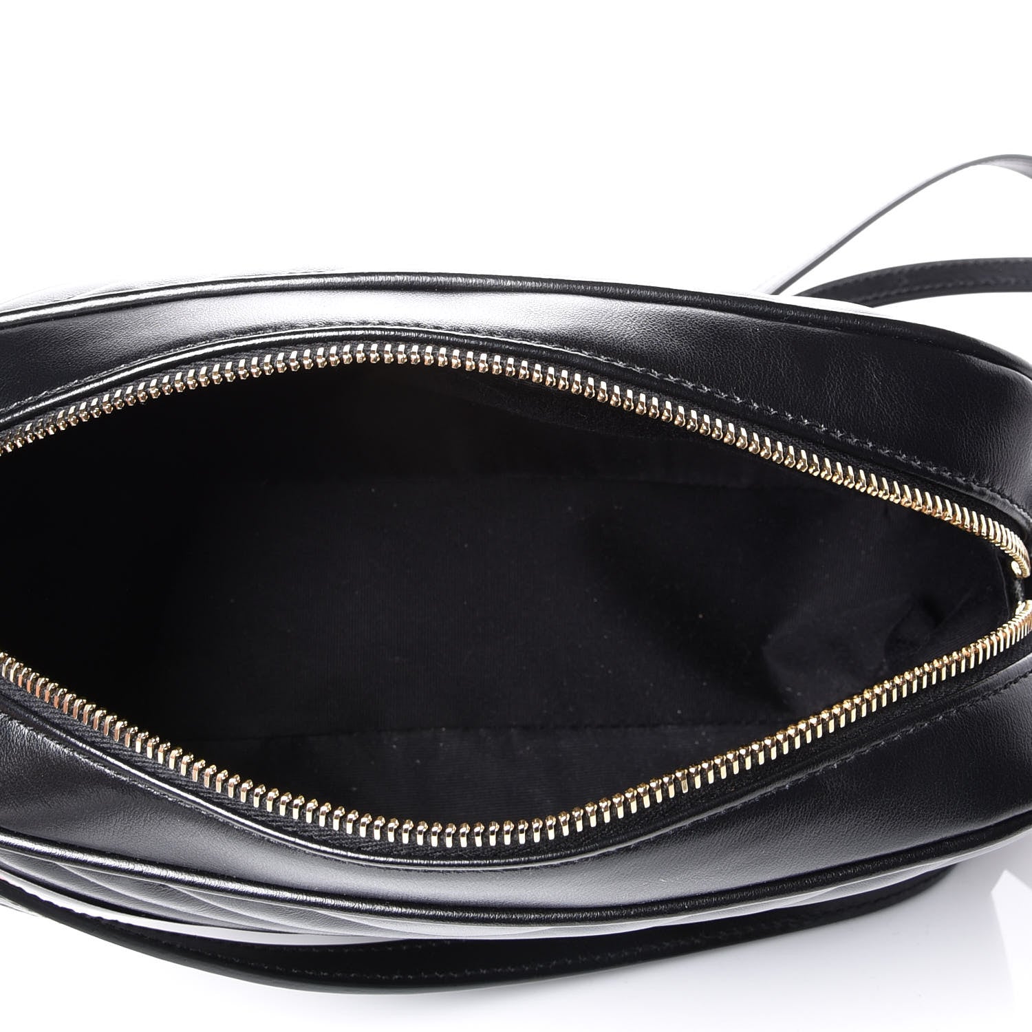 Saint Laurent Calfskin Matelasse Monogram Lou Camera Bag Black 4 of 12