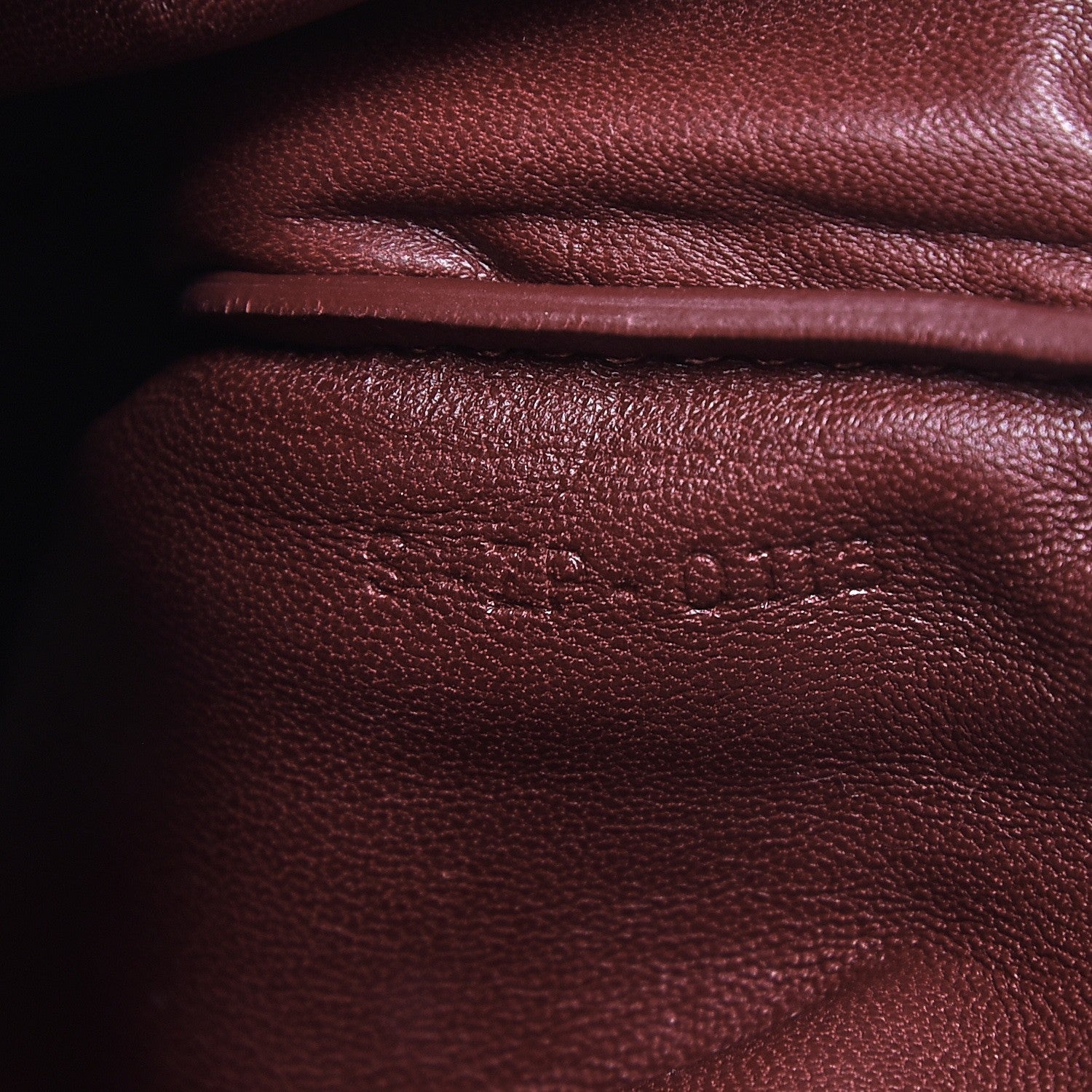 Celine Lambskin iPad Clutch Rust 8 of 12