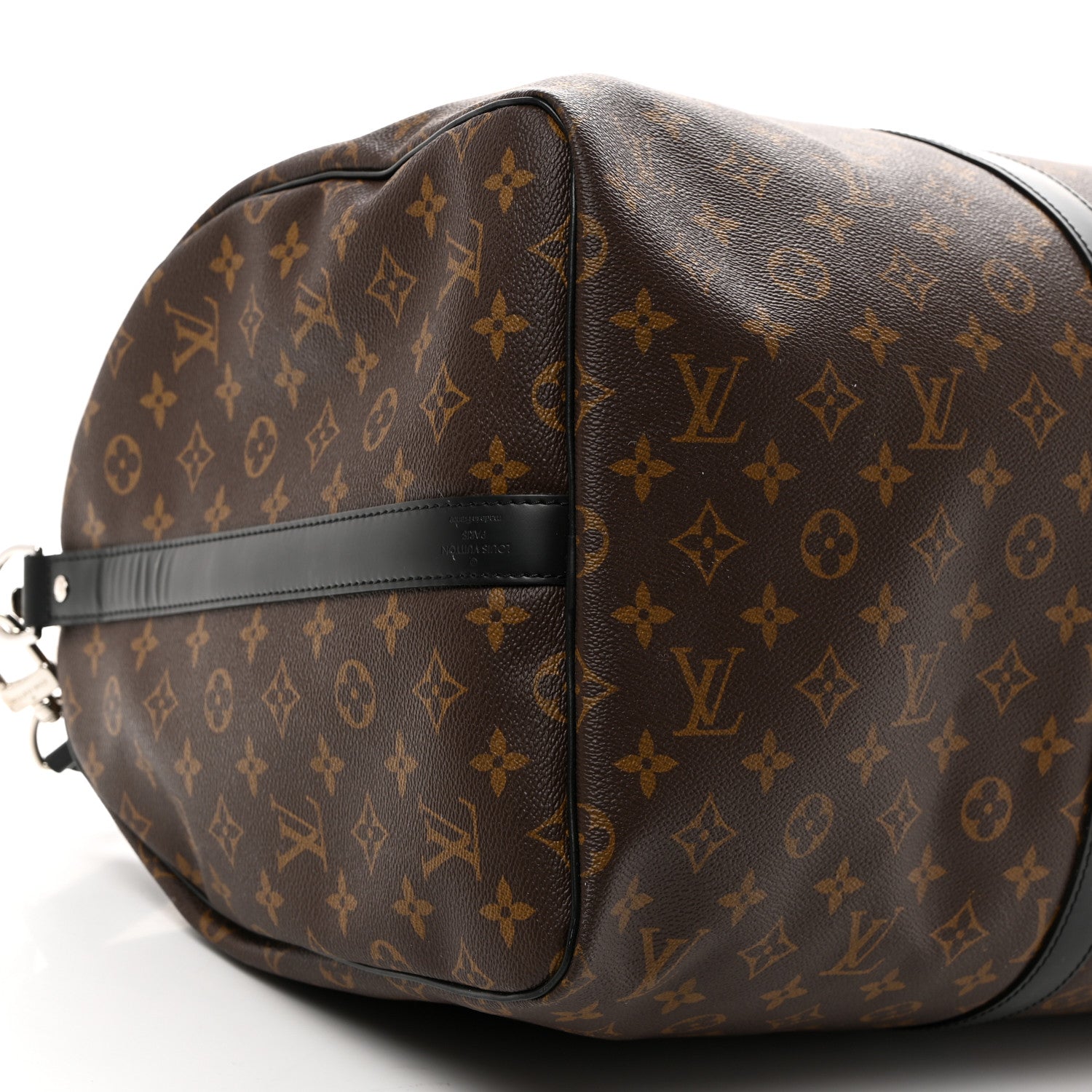 Louis Vuitton Monogram Macassar Keepall Bandouliere 55 7 of 8
