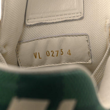 Louis Vuitton Damier Grained Calfskin Monogram Mens LV Trainer Sneakers 4 Green 7 of 8