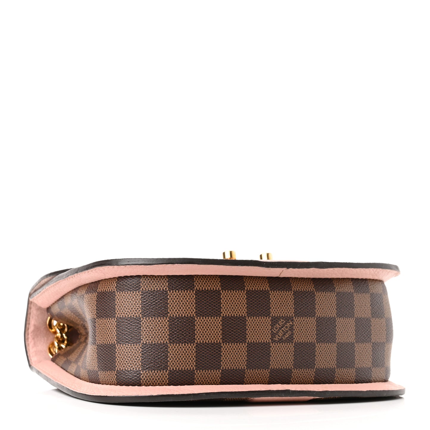 Damier Ebene Cuir Taurillon Wight Magnolia