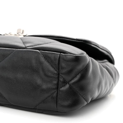 Chanel Goatskin Quilted Medium Chanel 19 Flap Black 10 of 10