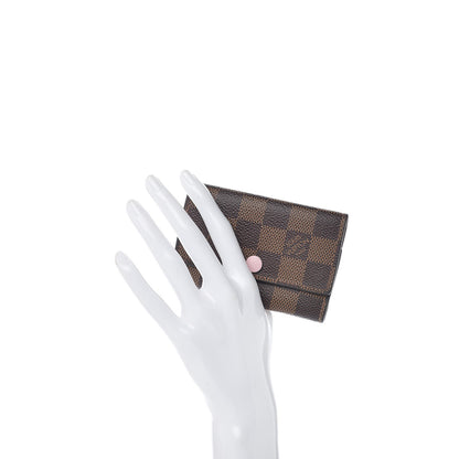 Louis Vuitton Damier Ebene Multicles 6 Key Holder Rose Ballerine 2 of 10