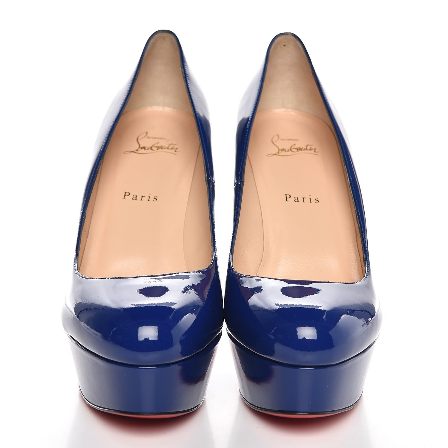 Christian Louboutin Patent Bianca 120 Pumps 39.5 Neptune 2 of 7