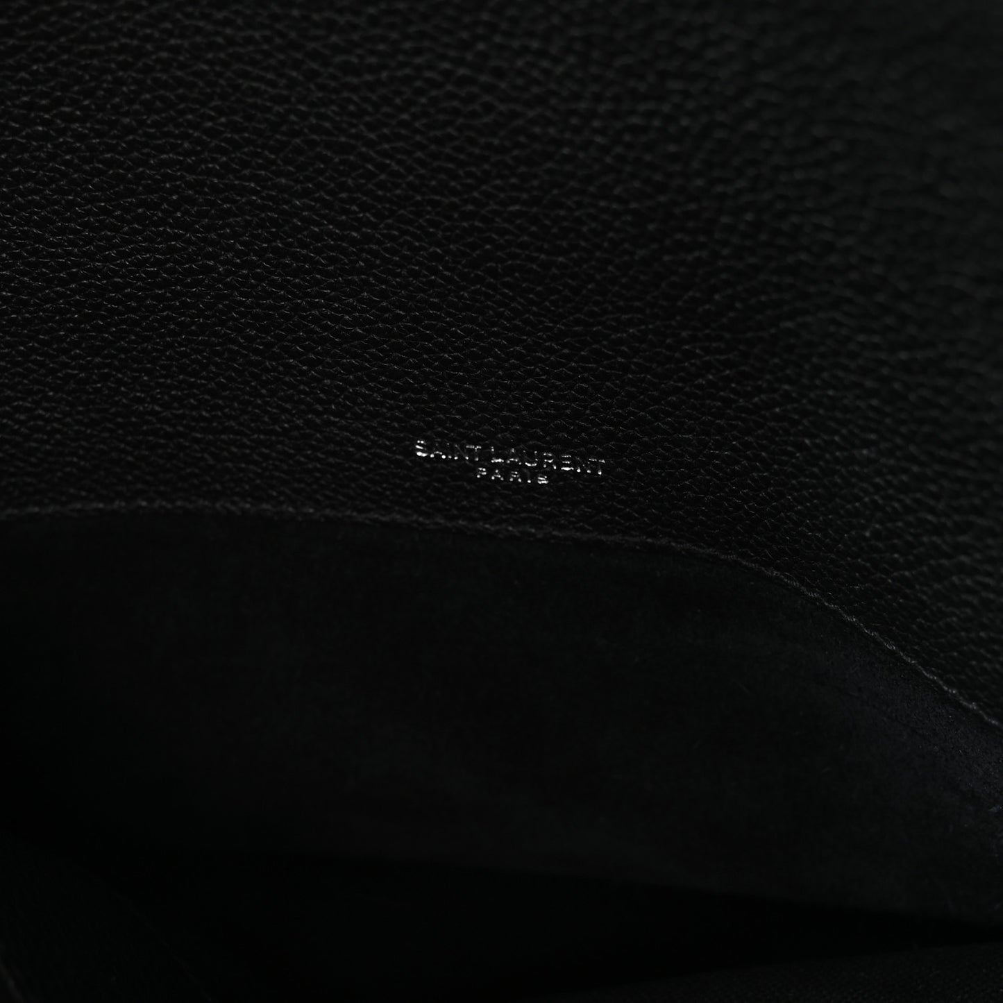 Grained Calfskin Large Souple Sac De Jour Black