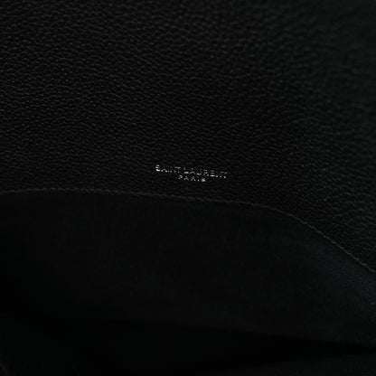 Saint Laurent Grained Calfskin Large Souple Sac De Jour Black 7 of 11