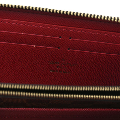 Louis Vuitton Damier Ebene Clemence Wallet Cherry 6 of 6