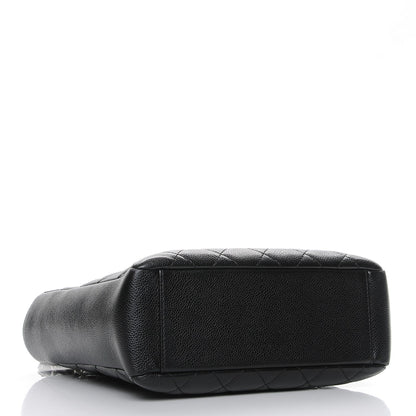 Chanel Caviar Quilted Petit Shopping Tote PST Black 4 of 7