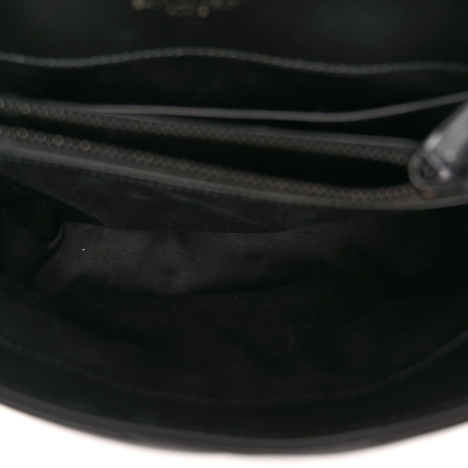 Saint Laurent SAINT LAURENT Calfskin Y Quilted Monogram Monochrome Small Loulou Chain Satchel Black 5 of 9