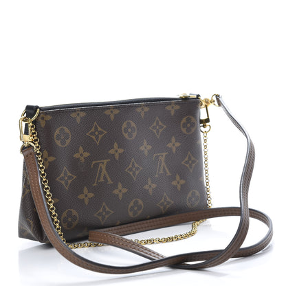 Louis Vuitton Monogram Pallas Clutch Black 3 of 12