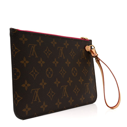 Louis Vuitton Monogram Neverfull MM GM Pochette Pivoine 3 of 8