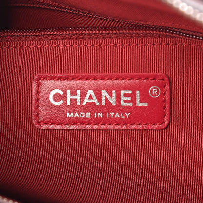 Chanel Iridescent Lambskin Calfskin Quilted Medium Gabrielle Hobo Light Purple 8 of 13