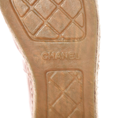 Chanel Patent CC Espadrilles 42 Pink 7 of 11