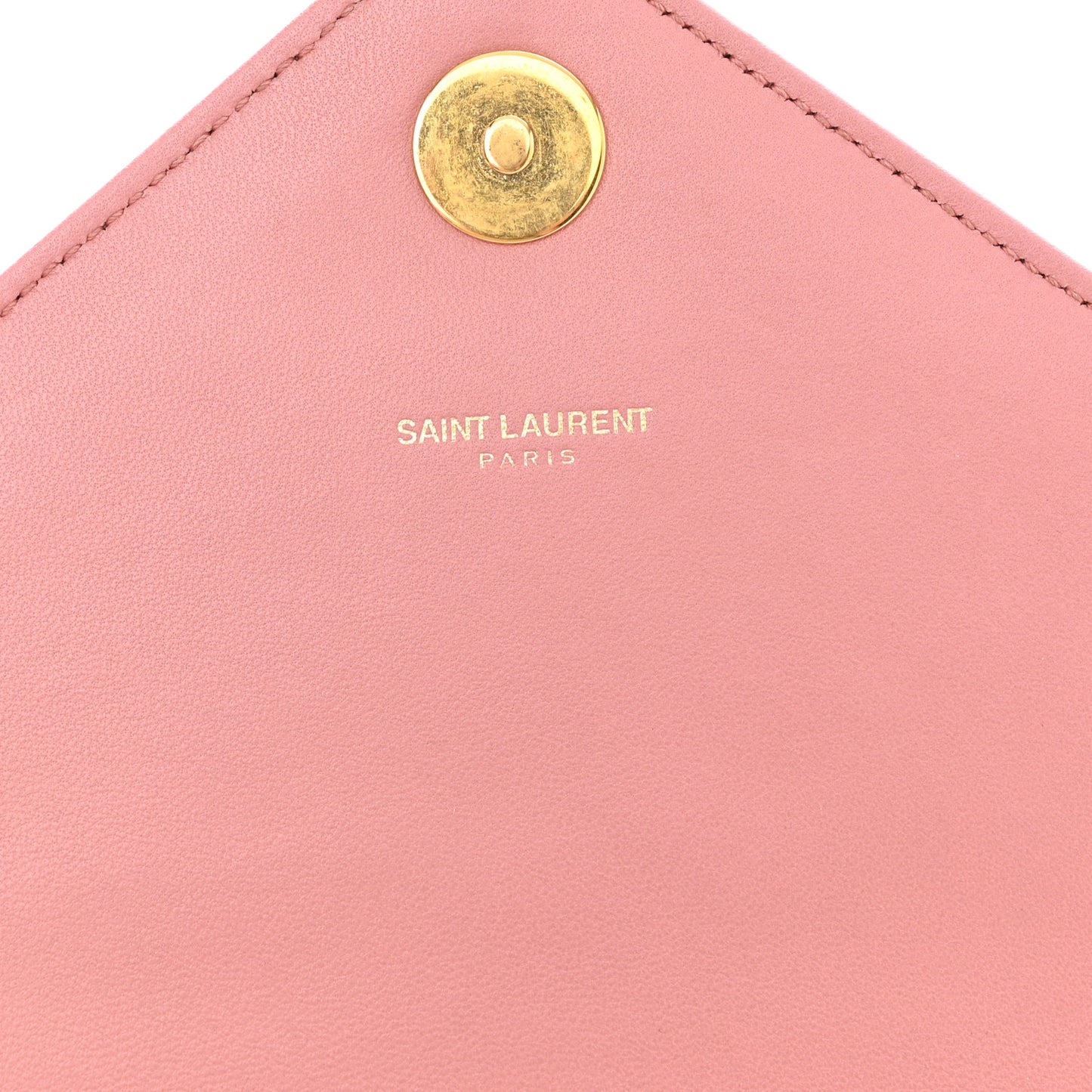 Smooth Calfskin Matelasse Chevron Large Monogram Satchel Tender Pink