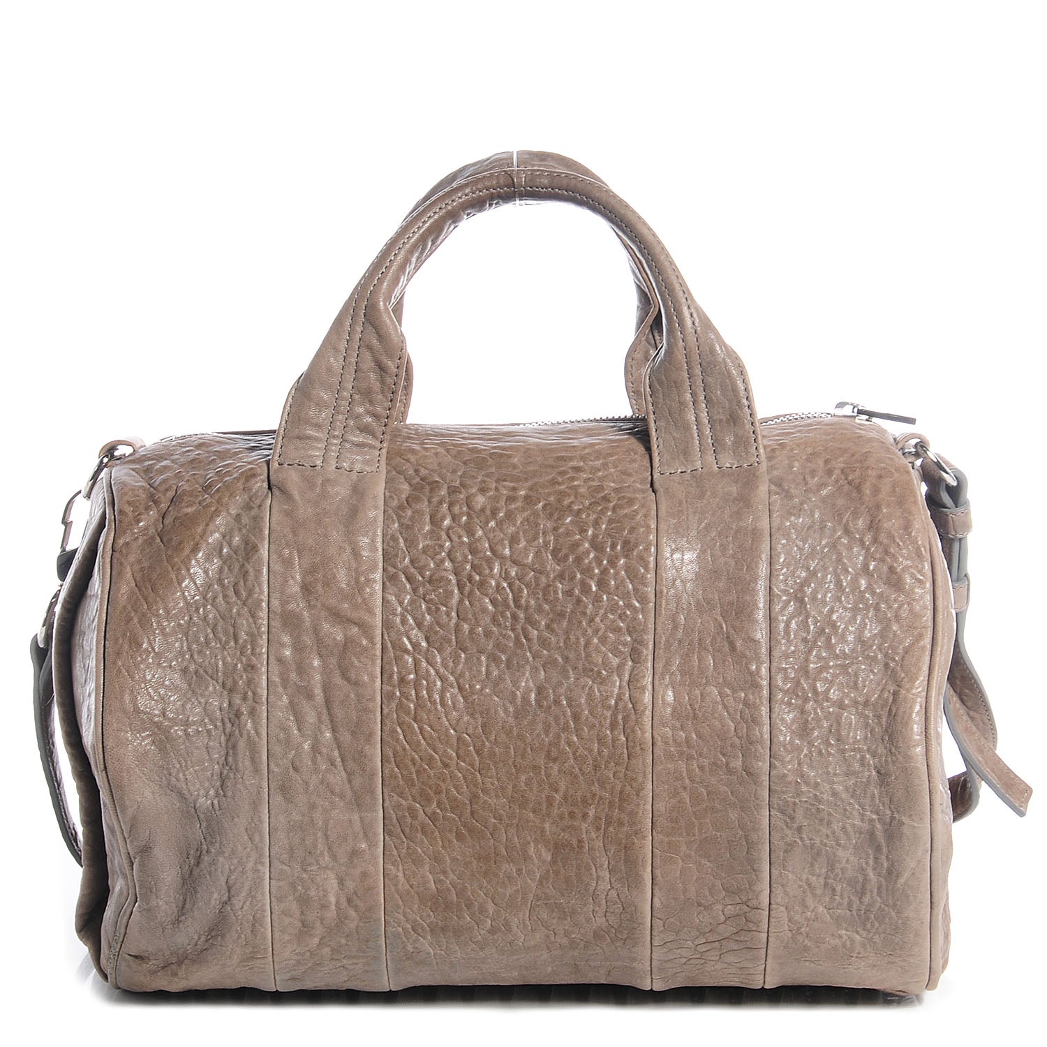 Alexander Wang Pebbled Lambskin Rocco Melange Grey 1 of 6