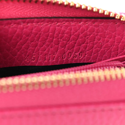 Gucci Dollar Calfskin GG Marmont Zip Around Wallet Box Pink 7 of 7
