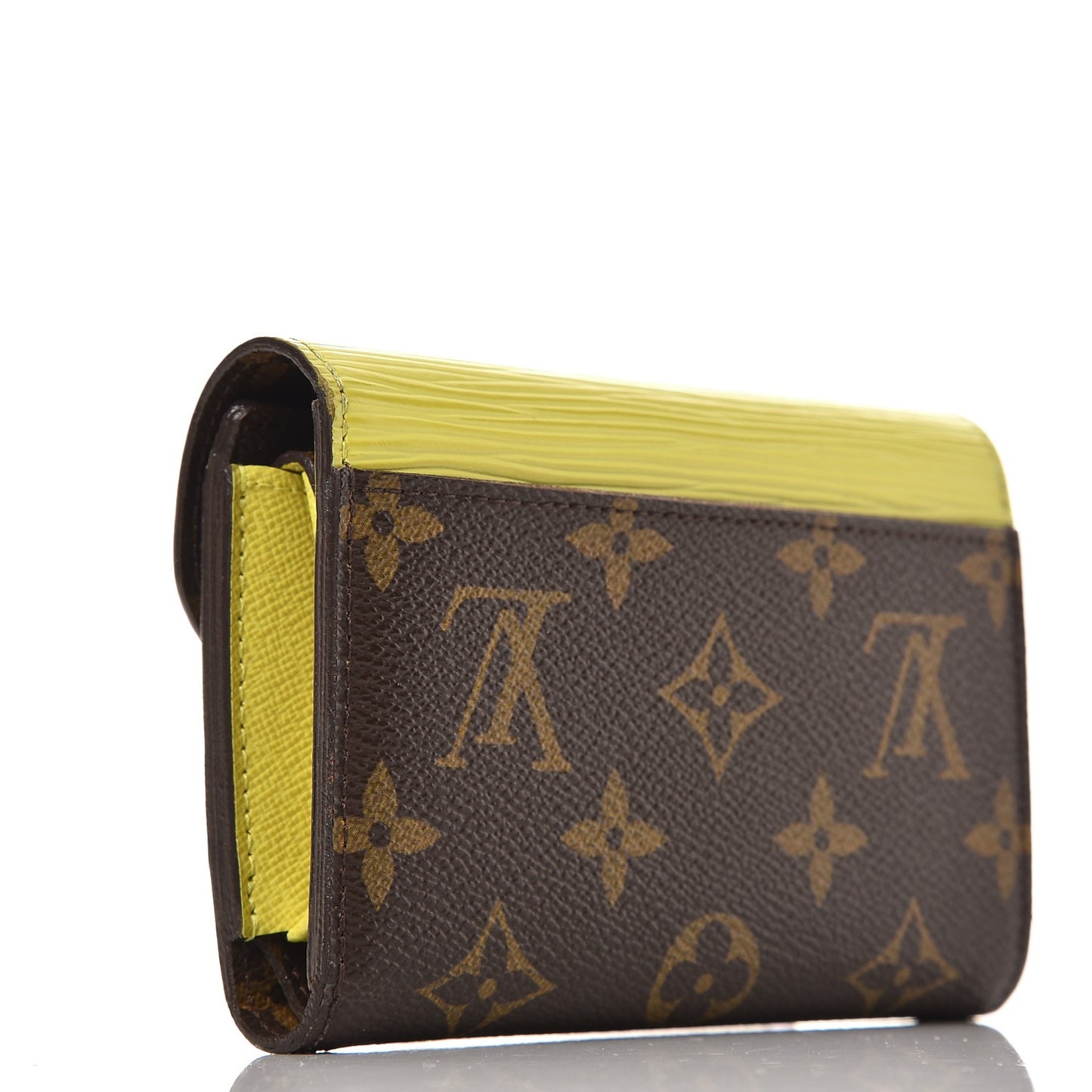 Epi Monogram Marie-Lou Compact Wallet Pistache