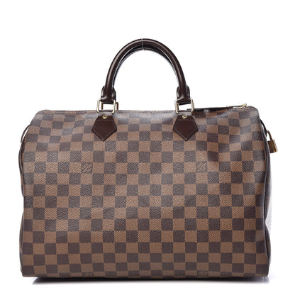 Louis Vuitton Damier Ebene Speedy 35 1 of 11