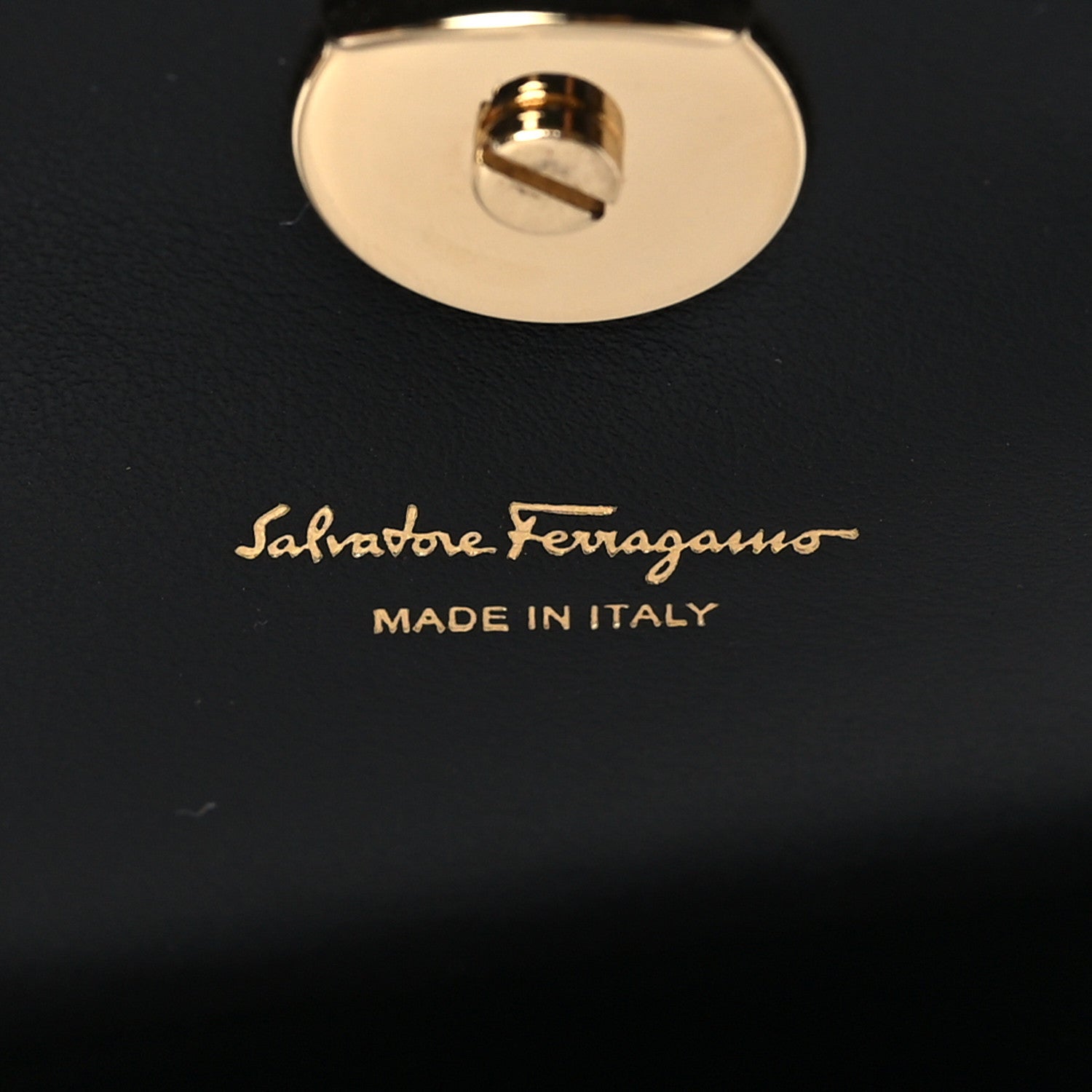 Salvatore Ferragamo Calfskin Quilted Gancini Mini Bag Black 6 of 9