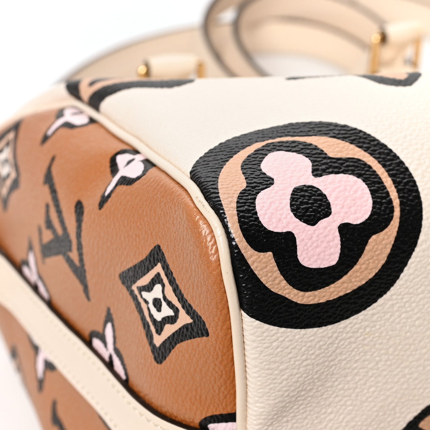 Monogram Giant Wild At Heart Speedy Bandouliere 25 Creme