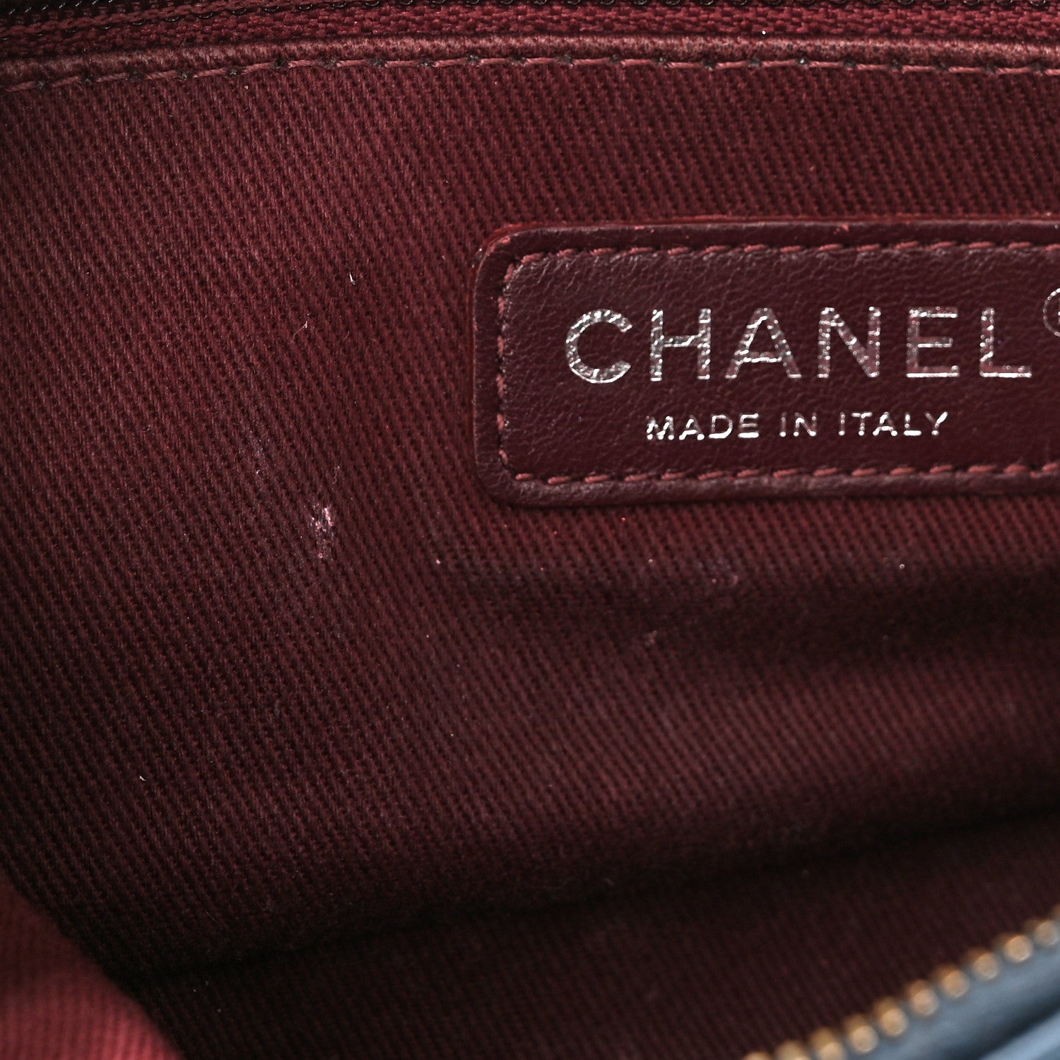 Chanel Glazed Calfskin Quilted Small Duo Color Flap Blue 11 of 12
