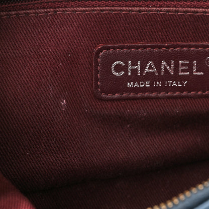 Chanel Glazed Calfskin Quilted Small Duo Color Flap Blue 11 of 12