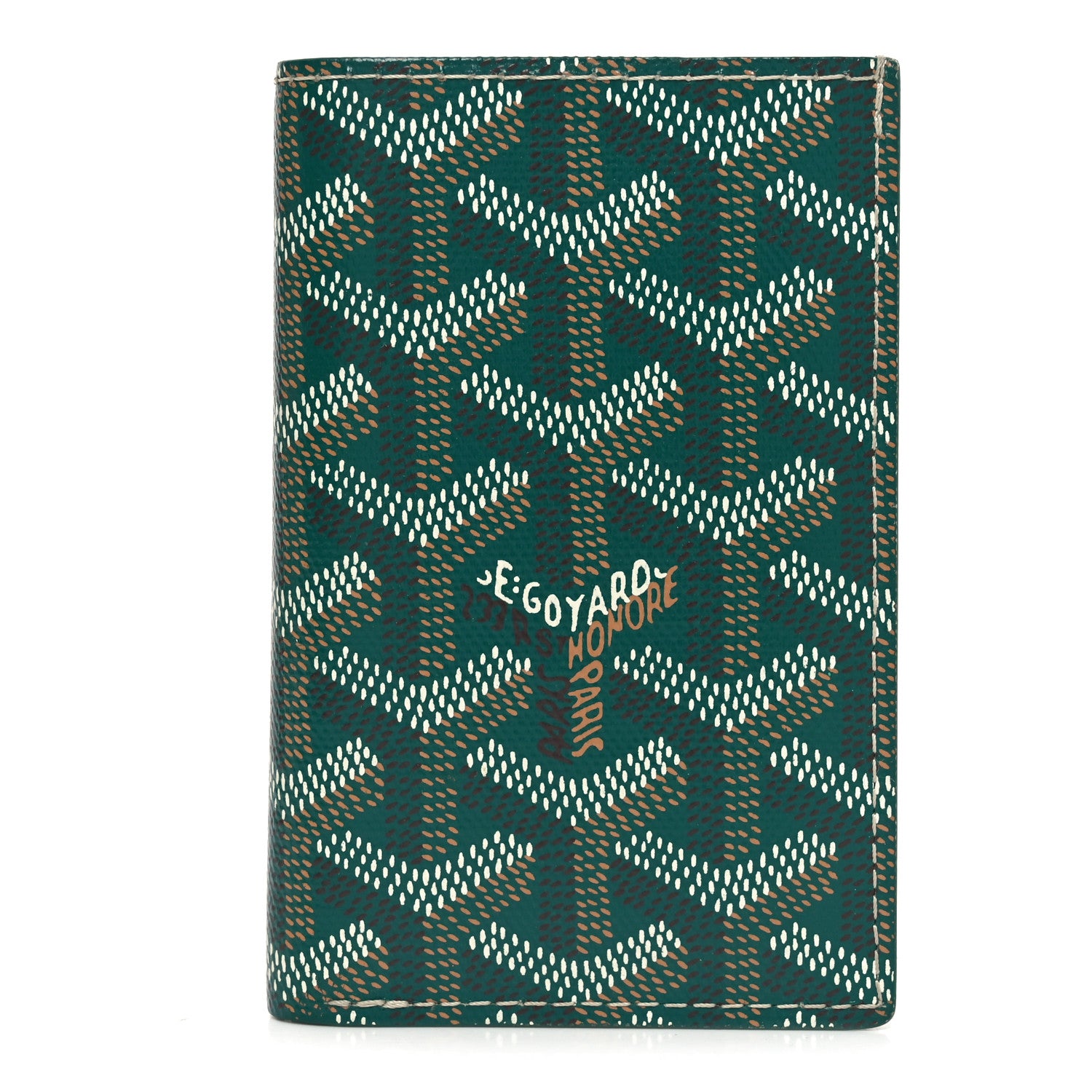 Goyard Goyardine Saint Pierre Card Holder Green 1 of 14