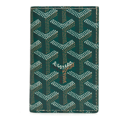 Goyard Goyardine Saint Pierre Card Holder Green 1 of 14