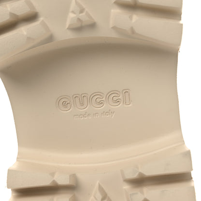 Gucci Rubber Monogram GG Go Through Platform Slide Clogs 40 Mystic White 8 of 11