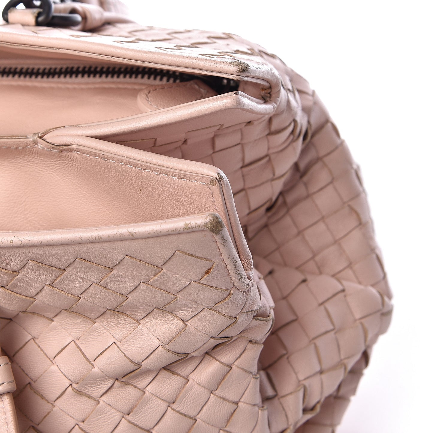 Nappa Intrecciato Tote Petal Pink
