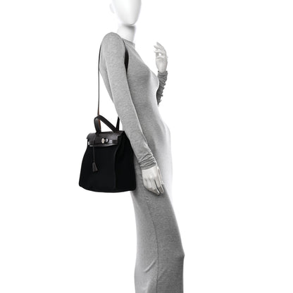 Hermes Toile Vache Hunter Herbag Zip 31 PM Ebene Black 2 of 11