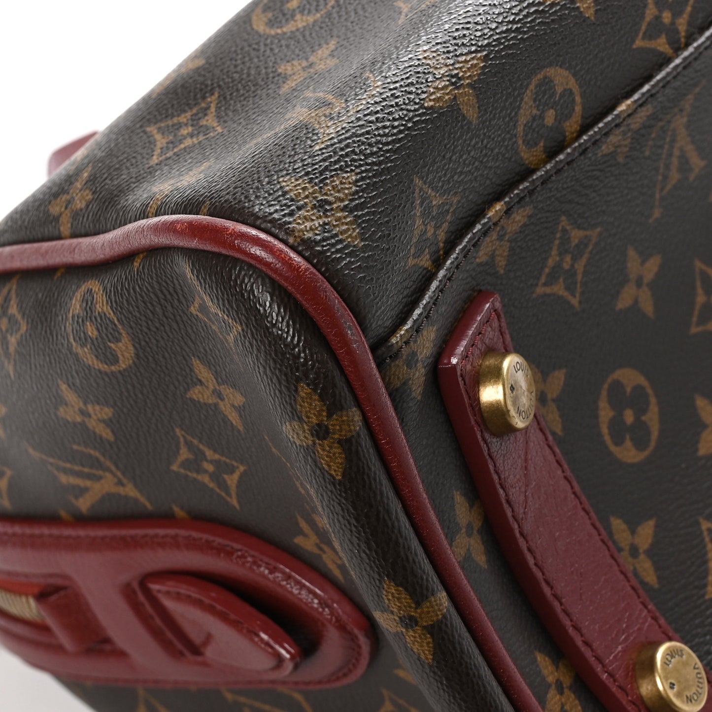 Monogram Golden Arrow Speedy Burgundy