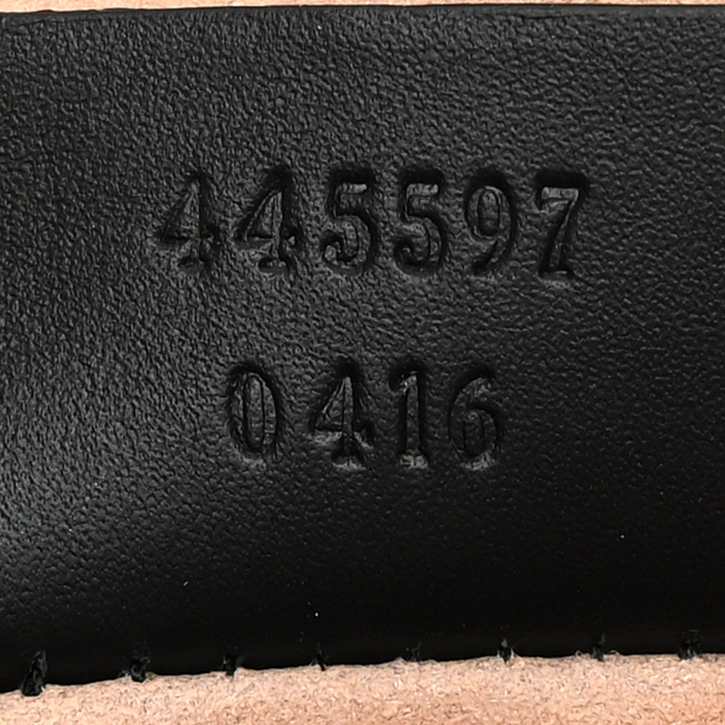 Calfskin Gucci Egg Pouch Black
