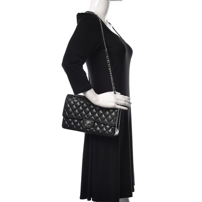 Chanel Caviar Quilted Medium Double Flap Black 2 of 15