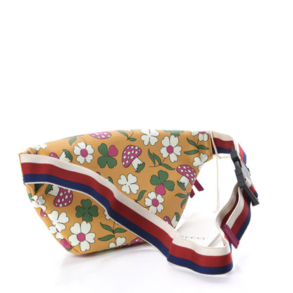 Gucci Supreme Childrens Mushroom Print Belt Bag Yellow 3 of 10