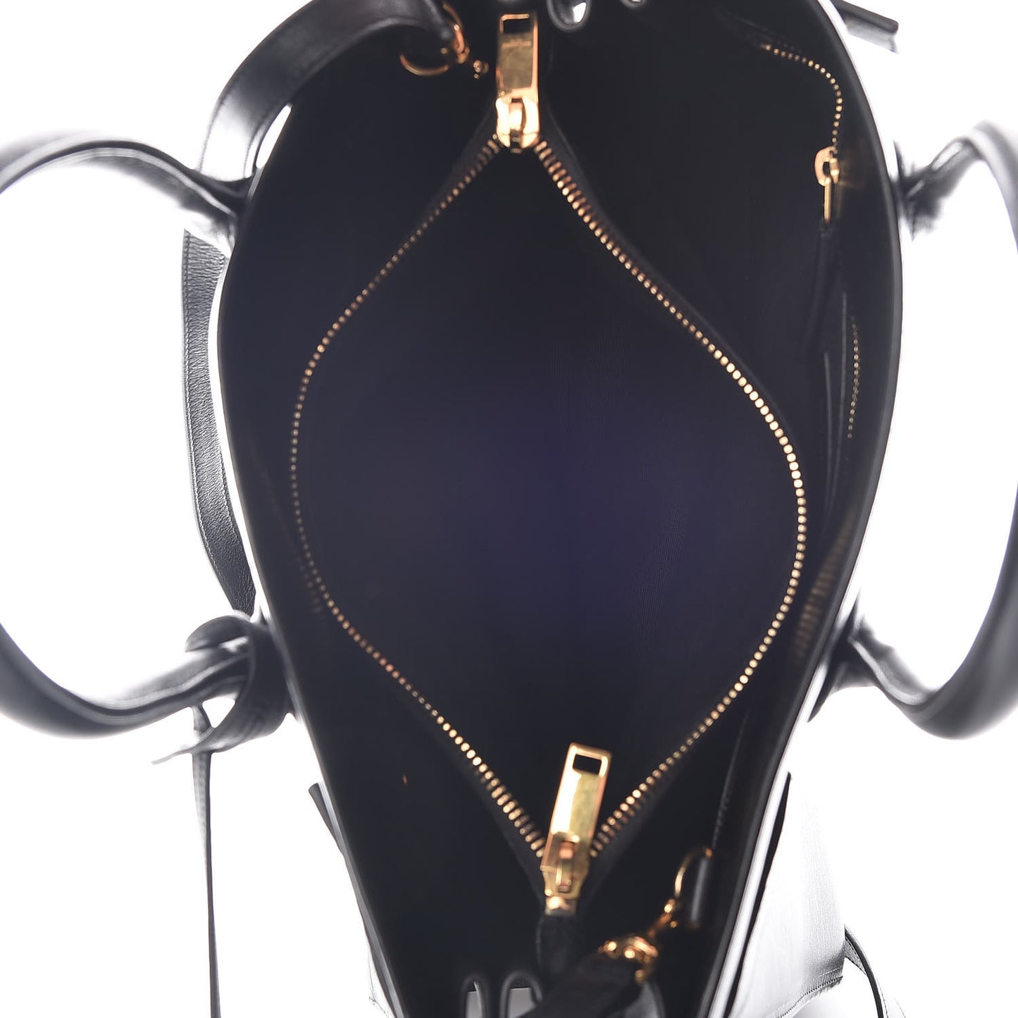 Calfskin Small Sac De Jour Black