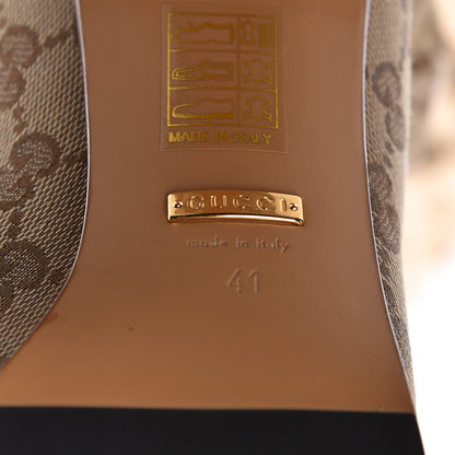 Gucci Monogram Over the Knee Boots 41 Beige Ebony 6 of 8