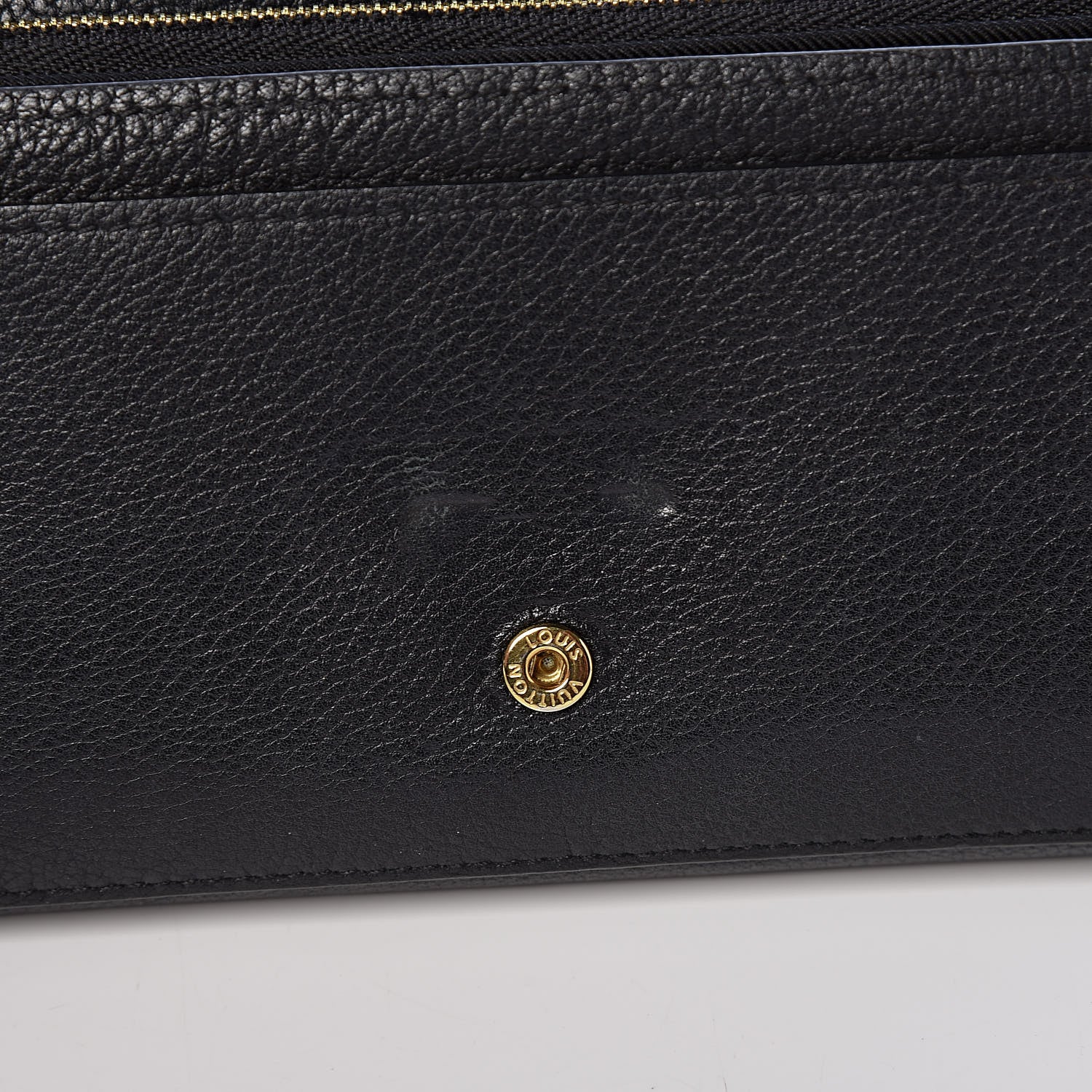Louis Vuitton Calfskin Lockme Wallet Black 9 of 10