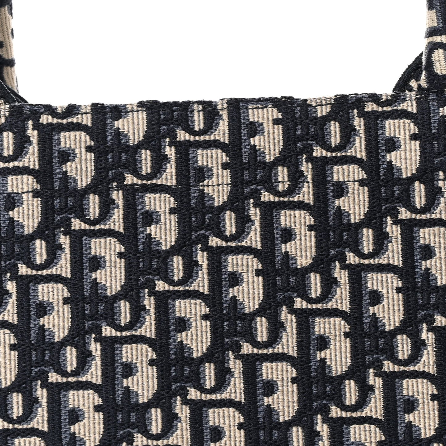 Oblique Large Book Tote Blue Multicolor