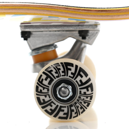 Fendi X SARAH COLEMAN Wood FF Fish Eye Skateboard Multicolor 4 of 10