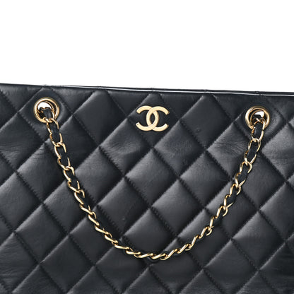 Chanel Lambskin Quilted Tote Black 8 of 10