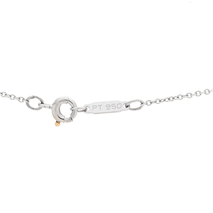 Tiffany Platinum Diamond Small Cross Pendant Necklace 6 of 8