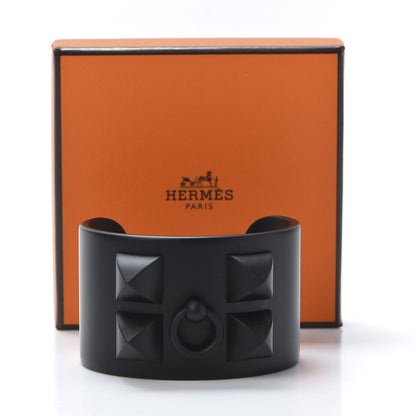 Hermes Aluminium Sunset Collier De Chien CDC Bracelet T2 Noir Intense 4 of 4