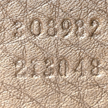 Gucci Metallic Pebbled Calfskin Medium Soho Chain Shoulder Bag Golden Beige 7 of 10