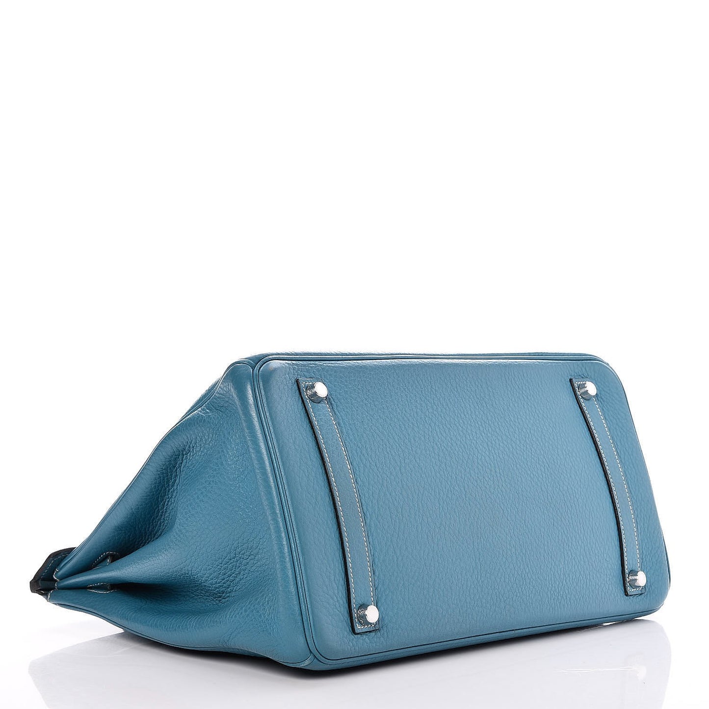 Taurillon Clemence Birkin 35 Blue Jean
