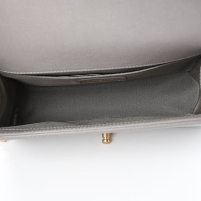 Chanel Caviar Quilted Medium Boy Flap Grey 4 of 10
