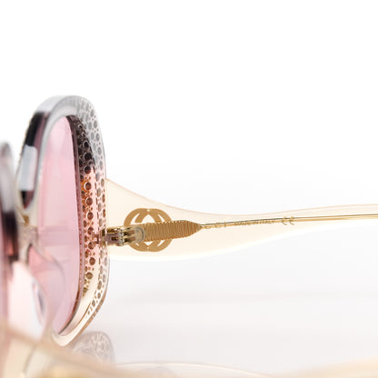 Gucci Acetate Square Frame Sunglasses GG1235S Grey Yellow Pink Multicolor 6 of 8