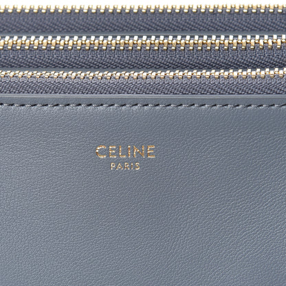 Celine Lambskin Small Trio Crossbody Bag Storm 8 of 13