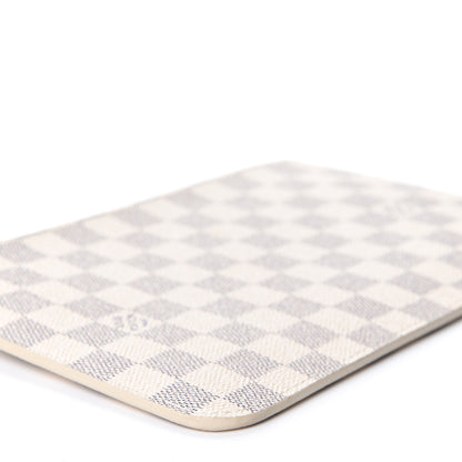 Louis Vuitton Damier Azur Neverfull MM GM Pochette Rose Ballerine 7 of 8
