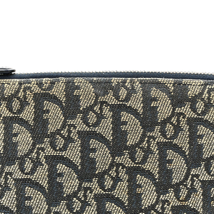 Christian Dior Monogram Mini Saddle Pochette Navy 8 of 13